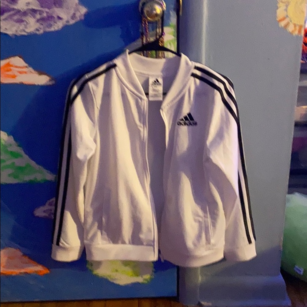 White adidas jacket
